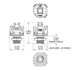 STEREO Pure Tone Multi-Contact 1/4″ Output Jack - Nickel