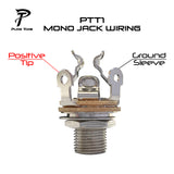 STEREO Pure Tone Multi-Contact 1/4″ Output Jack - Black Nickel
